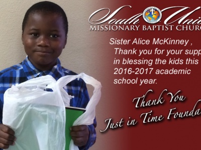 Fall 2016, SUMBC School Drive